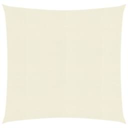 Berkfield Home Sunshade Sail 160 g/m ² Cream 7x7 m HDPE in Beige - thumbnail 1