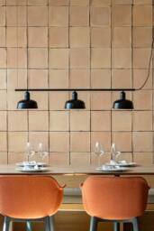 Netlighting Tatawin Small Bar Pendant Ceiling Light Black Gloss Black 3x E27 - thumbnail 2
