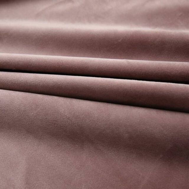 Berkfield Home Elegant Blackout Curtains 2pcs with Hooks Velvet Antique Pink 140 - image 1