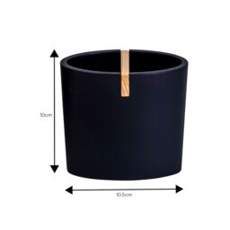 Showerdrape Sonata Black & Bamboo 3 Piece Bathroom Accessory Set - thumbnail 7