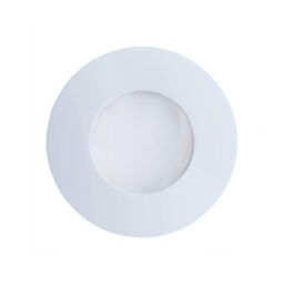 Eglo Margo White Aluminium GU10 Outdoor Recessed Light, (D) 8.4cm - thumbnail 2