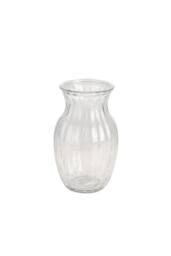 KDMD Glass Olpe Vase 19cm 2 Pack Clear - thumbnail 2