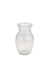 KDMD Glass Olpe Vase 19cm 2 Pack Clear - thumbnail 1