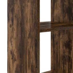 Berkfield Home Smoked Oak Computer Desk Smoked oak Engineered wood Large in Brown - thumbnail 8