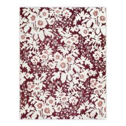 "Artery8 Vintage Silk Flowers Floral Pattern Wyatt Wall Art Poster Print in Red - Size: W18"" x H24""" - thumbnail 1