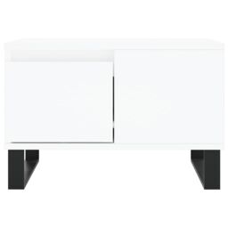 Berkfield Home Coffee Table White 55x55x36.5 cm Engineered Wood - thumbnail 5