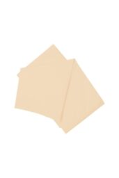 Belledorm Easy Care 200 Thread Count Cotton Polyester Percale Flat Sheet in Cream - Size: Single - thumbnail 1