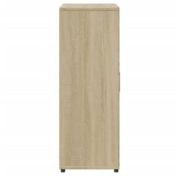 Berkfield Home Sideboards 2 pcs Sonoma Oak 60x31x84 cm Engineered Wood in Light Brown - Size: 60 x 31 x 84 cm - thumbnail 8