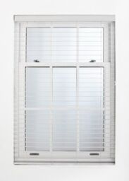 Furnished Grey Faux Wood Venetian Blind - 50mm Slats String Window Blinds for Home & Office - Size: 45 cm width x 150 cm drop - thumbnail 4