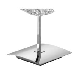 Netlighting Akira Table Lamp 2 Light E27 Polished Chrome With Cream Shade in Grey - thumbnail 3