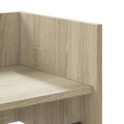 Berkfield Home Wall Shelf Sonoma Oak 70.5x35x30.5 cm Engineered Wood in Tan - thumbnail 7