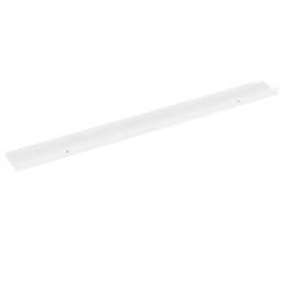 Berkfield Home Decorative Wall Shelves 2 pcs High Gloss White 100x9x3 cm - Size: 100 x 9 x 3 cm - thumbnail 4