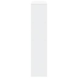 Berkfield Home Room Divider Bookcase 4-Tier White 131.5x29x131.5 cm Engineered Wood - thumbnail 6