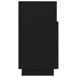 Berkfield Home Durable Bedside Cabinet with 2 Drawers Black 36x36x68 cm - Size: 36 x 36 x 68 cm - thumbnail 6