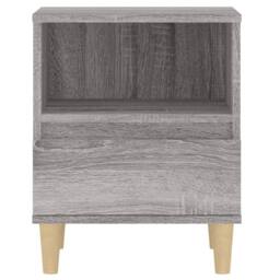 Berkfield Home Bedside Cabinet Grey Sonoma 40x35x50 cm - Size: 40 x 35 x 50 cm - thumbnail 6