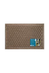 JVL Dirt Defender Scraper Doormat 40x60cm Diamond Beige - Size: 40 cm x 60 cm - thumbnail 6