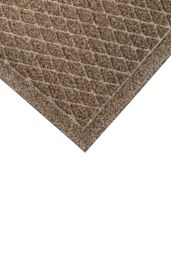 JVL Dirt Defender Scraper Doormat 40x60cm Diamond Beige - Size: 40 cm x 60 cm - thumbnail 4