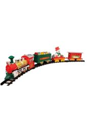 Netagon Battery Operated Christmas Train Set in Red - thumbnail 3