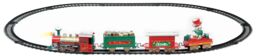 Netagon Battery Operated Christmas Train Set in Red - thumbnail 8