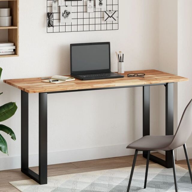 Berkfield Home Table Top Rectangular 120x60x2 cm Solid Wood Acacia in Brown - Size: 120 x 60 x 2 cm - image 1