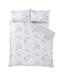 Rapport Home PH Sadie Polycotton Duvet Cover Set With Pillowcase in Blue - Size: King - thumbnail 3
