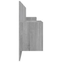 Berkfield Home Bed Headboard with Cabinets Grey Sonoma Engineered Wood - thumbnail 5