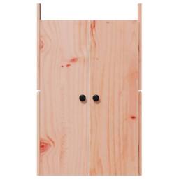 Berkfield Home Outdoor Kitchen Doors 50x9x82 cm Solid Wood Douglas Fir in Light Tan - Size: 50 x 9 x 82 cm - thumbnail 5
