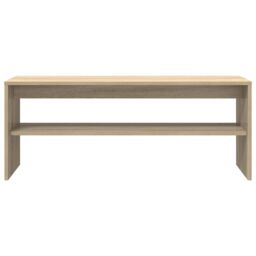 Berkfield Home TV Cabinet Sonoma Oak 100x40x40 cm Engineered Wood in Brown - Size: 100 x 40 x 40 cm - thumbnail 5