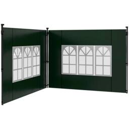 Nordara Dark Green-2 Pack Gazebo Side Panels Replacement in Dark Green - Size: 100 cm x 100 cm - thumbnail 3