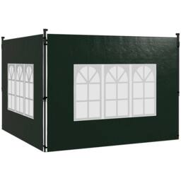 Nordara Dark Green-2 Pack Gazebo Side Panels Replacement in Dark Green - Size: 100 cm x 100 cm - thumbnail 1