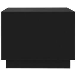 Berkfield Home Modern Coffee Table Black 55x55x43 cm Engineered Wood - Size: 55 x 55 x 43 cm - thumbnail 6