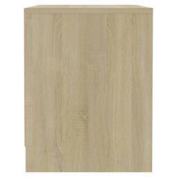 Berkfield Home Bedside Cabinet Sonoma Oak 45x34x44.5 cm Engineered Wood in Beige - thumbnail 6