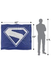 Superman 2025 New Logo White Silky Touch Super Soft Throw Blanket 152 X 127 cm - thumbnail 5