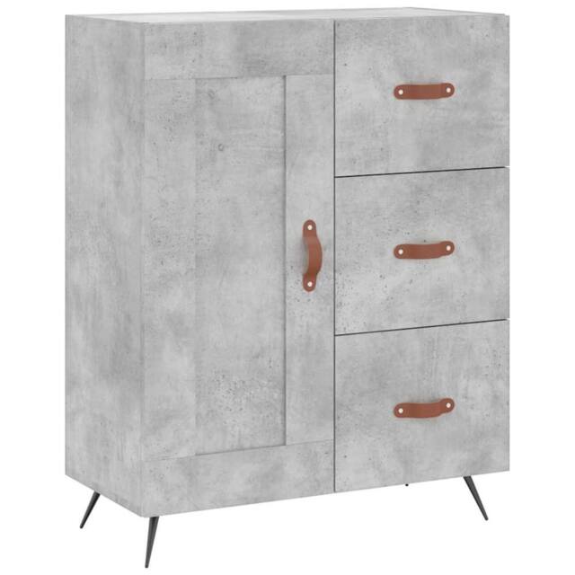 Berkfield Home Sideboard Concrete Grey 69.5x34x90 cm Engineered Wood - image 1