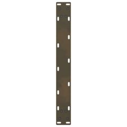 Berkfield Home Coffee Table Legs Natural Steel 2 pcs 70x(42-43) cm Steel in Grey - thumbnail 7