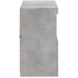Berkfield Home Sideboard with LED Lights Concrete Grey 81x37x67 cm - Size: 81 x 37 x 67 cm - thumbnail 8