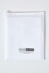 Homescapes Egyptian Cotton Duvet Cover with Pillowcase 1000 TC in White - Size: King - thumbnail 5