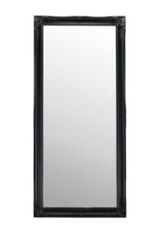 MirrorOutlet 'Hamilton' Black Shabby Chic Design Large Full Length Wall/Leaner Mirror 167cm x 76cm - Size: 167 cm x 76 cm - thumbnail 2