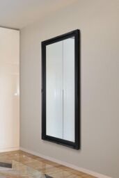 MirrorOutlet 'Hamilton' Black Shabby Chic Design Large Full Length Wall/Leaner Mirror 167cm x 76cm - Size: 167 cm x 76 cm - thumbnail 1