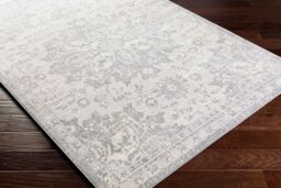 Livabliss Monaco Vintage Grey Ivory Cream Traditional Boho Living Dining Rug in Mid Grey - Size: 200 cm x 200 cm - thumbnail 6