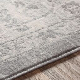 Livabliss Monaco Vintage Grey Ivory Cream Traditional Boho Living Dining Rug in Mid Grey - Size: 200 cm x 200 cm - thumbnail 3