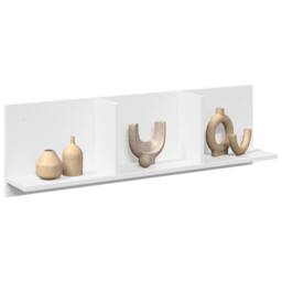 Berkfield Home Wall Cabinet 100x16.5x30 cm White Engineered Wood - thumbnail 2