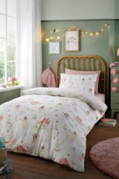 Bedlam 'Summer Fairies' Easy Care Duvet Cover Set - Size: Single - thumbnail 1