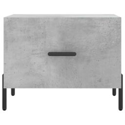Berkfield Home Coffee Table Concrete Grey 50x50x40 cm Engineered Wood - Size: 50 x 50 x 40 cm - thumbnail 5