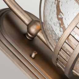 Netlighting Kichler Halleron Outdoor Wall Lantern Burnished Bronze IP44 in Brown - thumbnail 4
