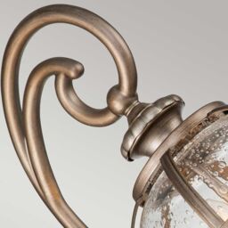 Netlighting Kichler Halleron Outdoor Wall Lantern Burnished Bronze IP44 in Brown - thumbnail 5