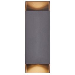 Nordlux Modern Outdoor Wall Light Black Aluminium GU10 Weatherproof - Mains Powered, IP54 - thumbnail 6