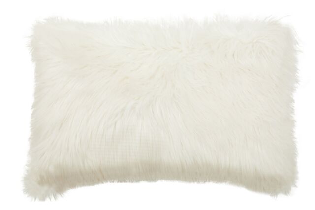 Orsina Bosie Lamina Fur Cushion in Cream - image 1