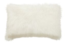 Orsina Bosie Lamina Fur Cushion in Cream