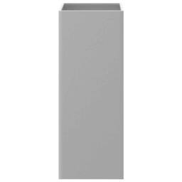 Berkfield Home Planter Silver 32x29x75 cm Galvanised Steel - Size: 32 x 29 x 75 cm - thumbnail 5